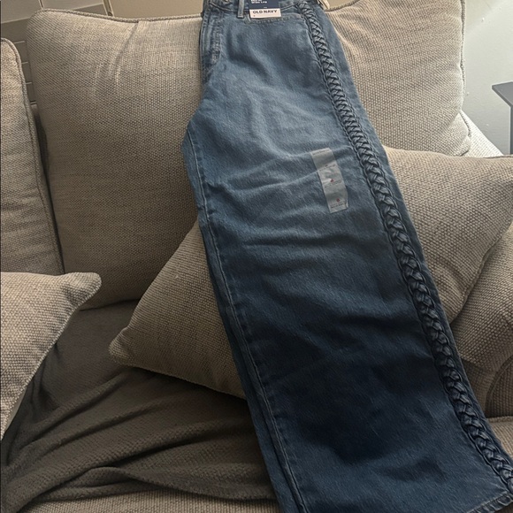 Old Navy High-Rise Blue Denim Jeans - Picture 2 of 3